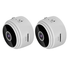 2x With Wireless Outdoor Camera, Bird House With 720p Camera Night Version Wifi Camera,white