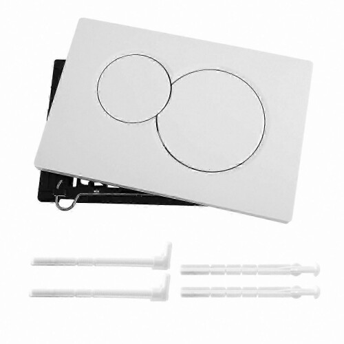 Adjustable Dual Flush Button for Wall-Mounted Toilet Tanks with Concealed Design 1