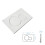 Adjustable Dual Flush Button for Wall-Mounted Toilet Tanks with Concealed Design 3