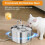 Fontana per gatti da 2,2 litri, fontanella automatica per gatti da interno per bere. 5