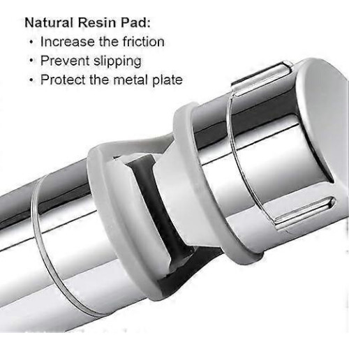 Replaceable Hand Shower Holder Adjustable Diameter 18-25Mm Shower Head Holder Abs Chrome 2