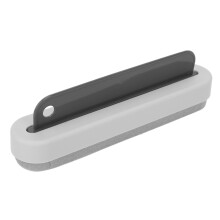 2-in-1 Glass Squeegee Cleaning Brush Set, Grey, PP & TPR