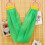 Double Sided Back Exfoliator 450D Coarse Sand Body Scrubber Green 9