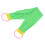 Double Sided Back Exfoliator 450D Coarse Sand Body Scrubber Green 14