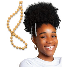 Hair Ties for Thick Hair – Strong Elastic Bands for Curly and Natural Hair, No Damage Ponytail Hold