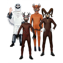 (Deer 01, 160) 99 Nights in the Forest Cosplay Costume Jumpsuit Bodysuit Monster Horror Game Outfit