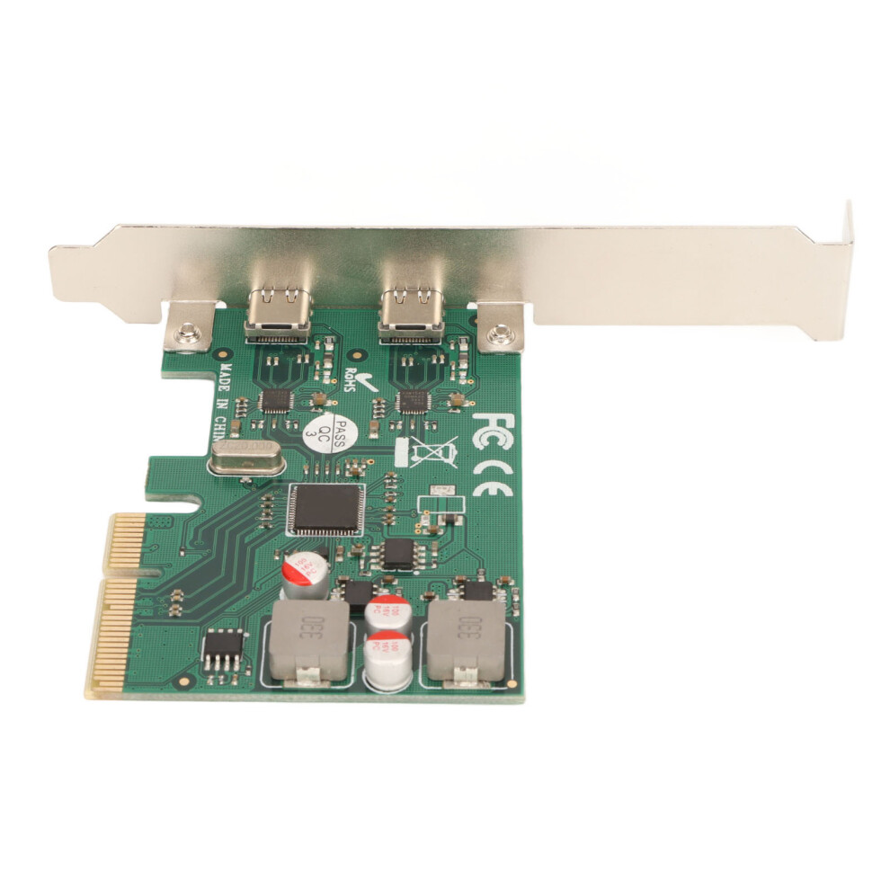 Pcie 4X To Usb 3.1 Gen 2 10Gbps 2-Port Type-C Expansion Card 5051390069851