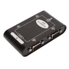 USB to Serial Adapter 4 RS232 Ports COM Reserve DB9 for Windows 10/8/7 Systems