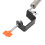 Edelstahl-Roller 360-Drehung Back- und Pizzaschneider Silber 9