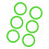 Pack Of 6 modifiable elastomer Baking Cover For-Green 1