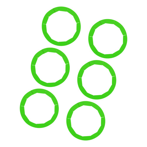 Pack Of 6 modifiable elastomer Baking Cover For-Green