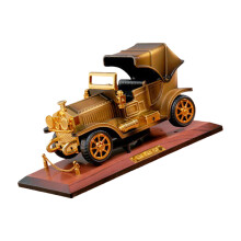 Nostalgic Railway Train Antique Car Model-ClassicCar with bas