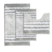 Elegant molded Bathroom Floor Cover Set Pleasant and Safe-Gray