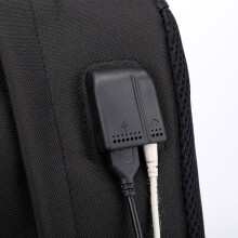 Zaino di Cartone in Nylon 30x18x45cm con Porta USB per Scuola e Viaggi