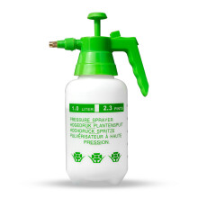 BIRCHTREE Garden Sprayer Bottle 1L Manual Pump Pressure W/ Adjustable Nozzle