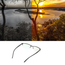 Lunettes à haute transmission pour daltonisme, légères, ajustables, avec étui