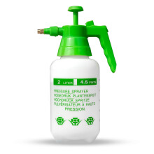 BIRCHTREE Garden Sprayer Bottle /2L Manual Pump Pressure W/ Adjustable Nozzle