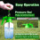 Birchtree BIRCHTREE Garden Sprayer Bottle 2L Manual Pump Pressure W/ Adjustable Nozzle 4