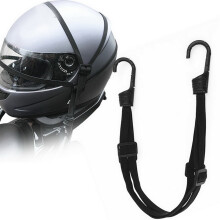 Schwarzes retractables Helmets-Gepäckband 90 cm elastisches Seil für Motorrad