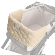 Breathable Lined Dog Strollers Cushon Comfortable Pad-Beige1