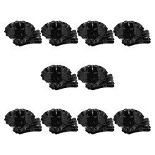 Clips de bougies en fer, 10 pièces, pour sécuriser les-Noir