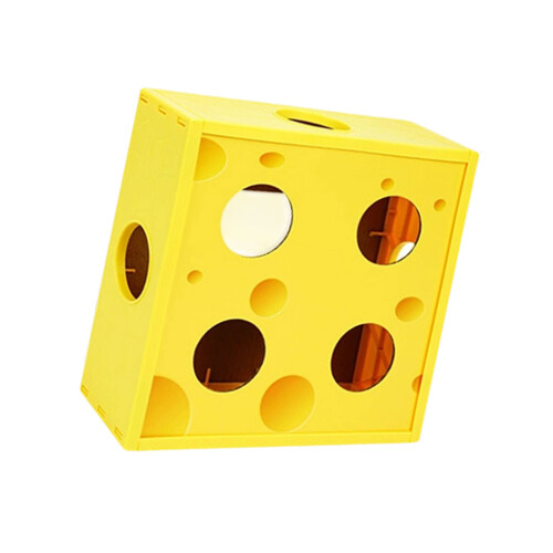 MultiFunctional Automatic Rotating Cats-S cheese yellow