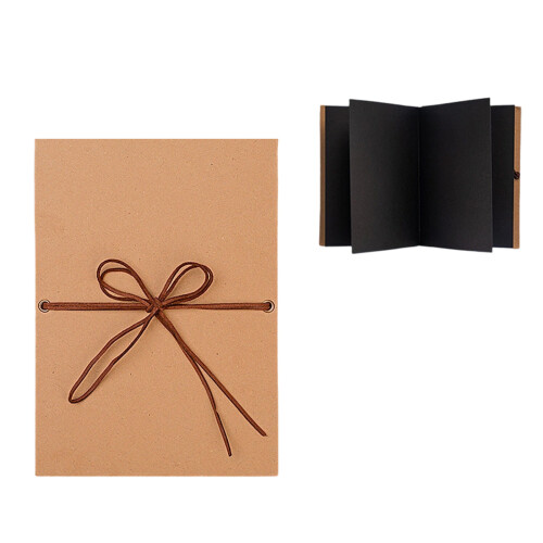 Decorative Paper Memory Book Ideal For Couples Parent-Black S