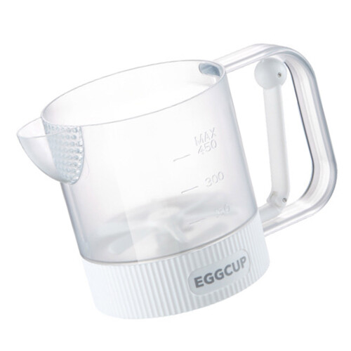 Ergonomic Shafts Handheld Beater Reducing Fatigue During-White