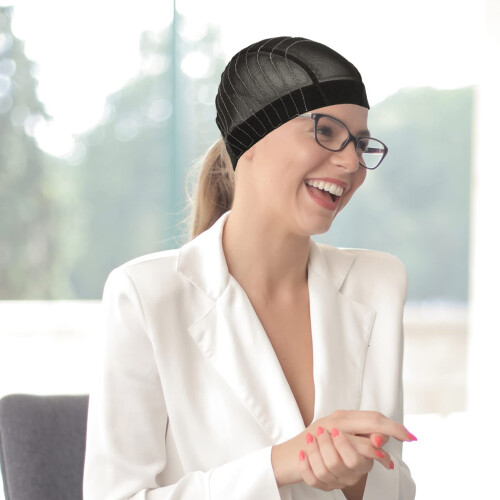 Breathable Elastic Mesh Wig Cap for Secure Fit Lightweight Stretchable Durable Reusable 2