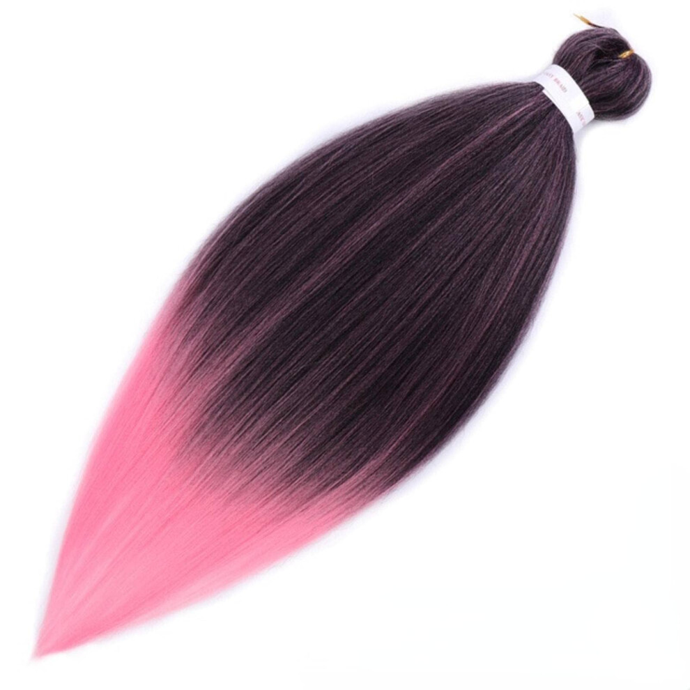 Unisex Braiding Hair Extensions Prestretched 26 Inch Ombre Jumbo Braid Heat Resistant Synthetic