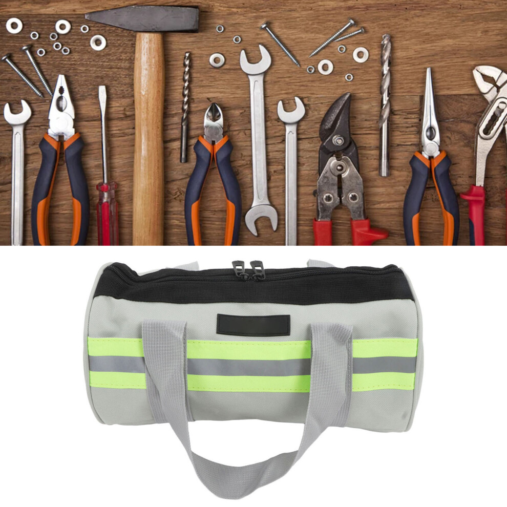 Large 12In Double Layer Oxford Tool Bag 30X16cm With Reflective Strip 6951390079081