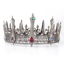 Black Queen Wedding Crown for Women with Sparkling Rhinestones and Durable Alloy Frame