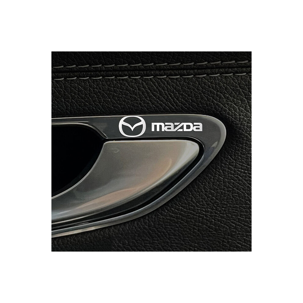 (Mazda) 10Pcs/Set Metal Car Emblem Stickers, Electroplated Finish (5X1cm) 4069369447914