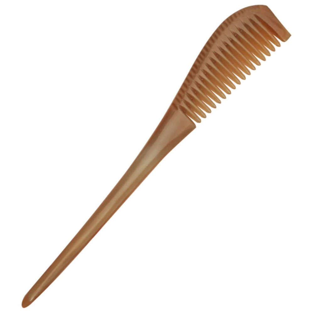 Unisex Ox Horn Hair Stick And Wide Tooth Comb For Women, Vintage Elegant Updo Accessory For Weddings