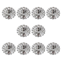 Pinces à bougies ornementales en fer, 10 pièces,-Argent