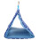 Bird Hanging Tent for Parrots Triangular Nest with Hooks, Blue Star 6