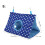 Bird Hanging Tent for Parrots Triangular Nest with Hooks, Blue Star 9