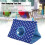 Bird Hanging Tent for Parrots Triangular Nest with Hooks, Blue Star 11