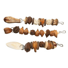 Bird Bite Toy Set Nutty Vine Ball Cuttlebone Hanging Parrot Chewing String