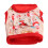 Cute Rabbit Vest Harness Set with Father Christmas Pattern, Small Pet Leash 1