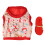 Cute Rabbit Vest Harness Set with Father Christmas Pattern, Small Pet Leash 2