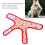 Cute Rabbit Vest Harness Set with Leash, Christmas Pattern, Small Pet M 12