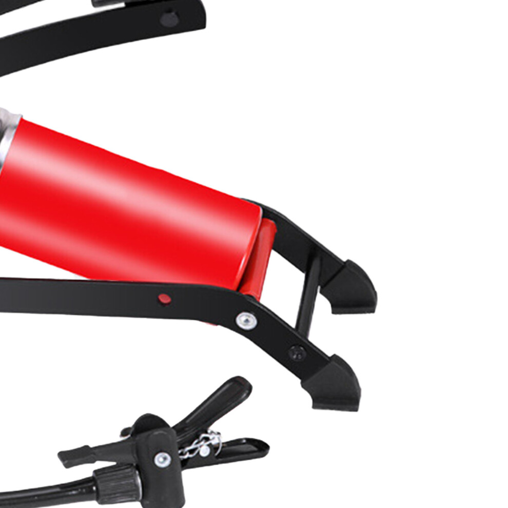 Portable Bike Floor Pump With Gauge, High Pressure Air Pump For Cars & Bikes 8461390081796
