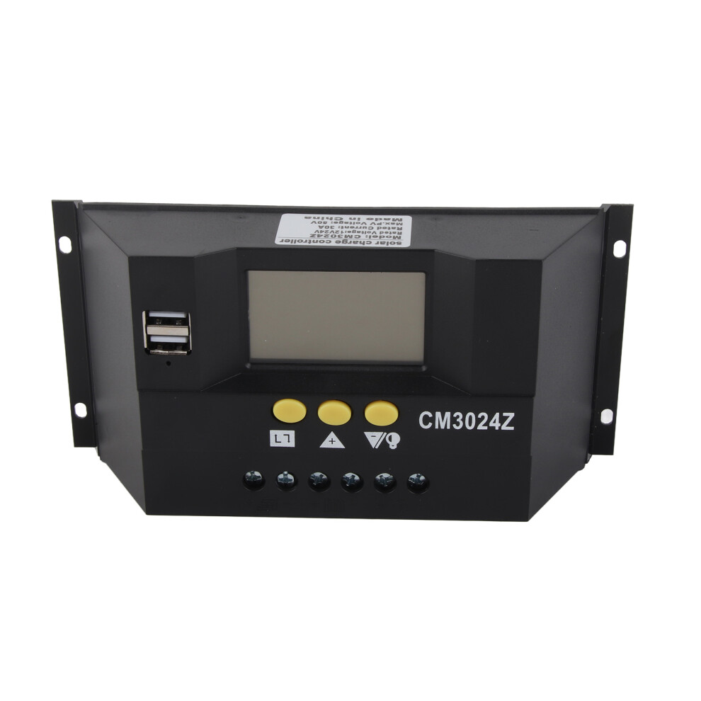 12V 24V Auto PWM Charge Controller 30A Solar