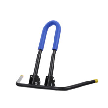 Blue Adjustable Bike Kickstand with Durable Metal Side Stand, Stable Parking and Easy Installation