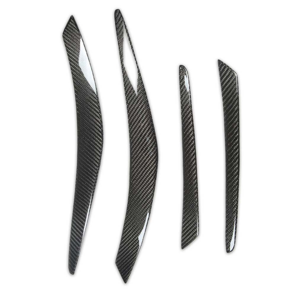 4Pcs Gloss Carbon Tail Lamp Eyebrows Cx-5 Black 7055741905681