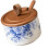 Seasoning Storage Container Ceramic Salt Cellar-Chinese flowers 1