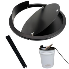 Bucket Lid Mouse Trap for 5 Gallon Bucket, Strong Metal, Auto Reset Repeat Capture, Indoor Outdoor Use