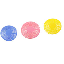 Foldable Portable Silicone Wine Carriers Bag-pink yellow blue