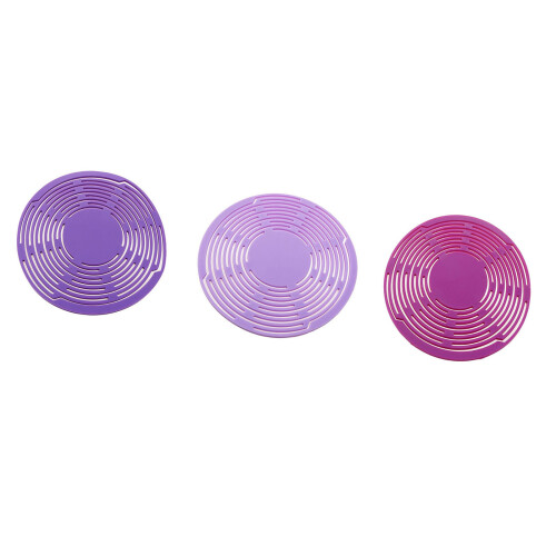 Durable Portable Wine Carriers Silicone-purpl light purpl